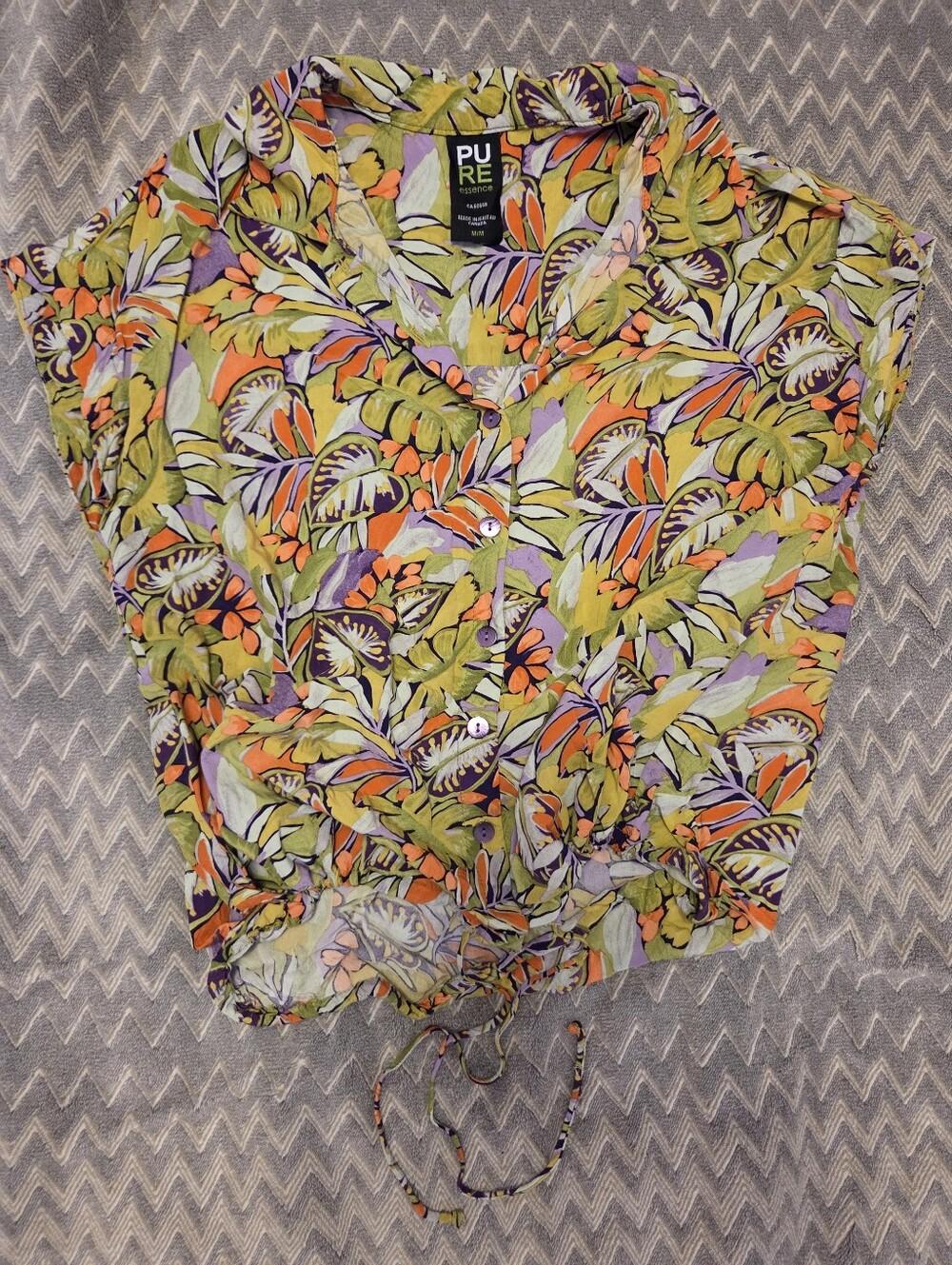 Tropical Patterned Shirt